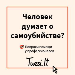 Tuesi.lt — psichologinės pagalbos linija